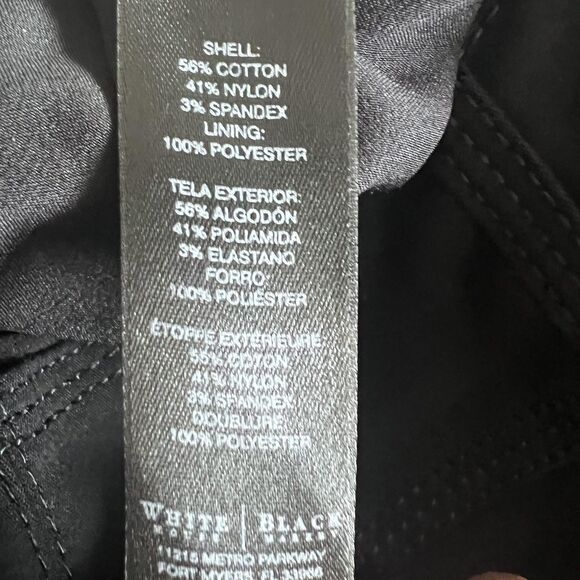 White House Black Market Skirt Womens 8 Black Perfect Form Pencil Lined Office - Picture 8 of 12